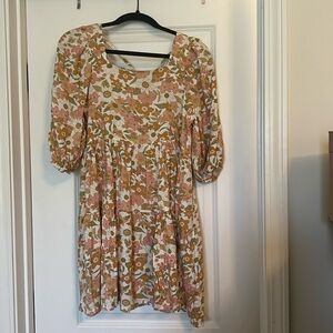 Pink Lily floral dress